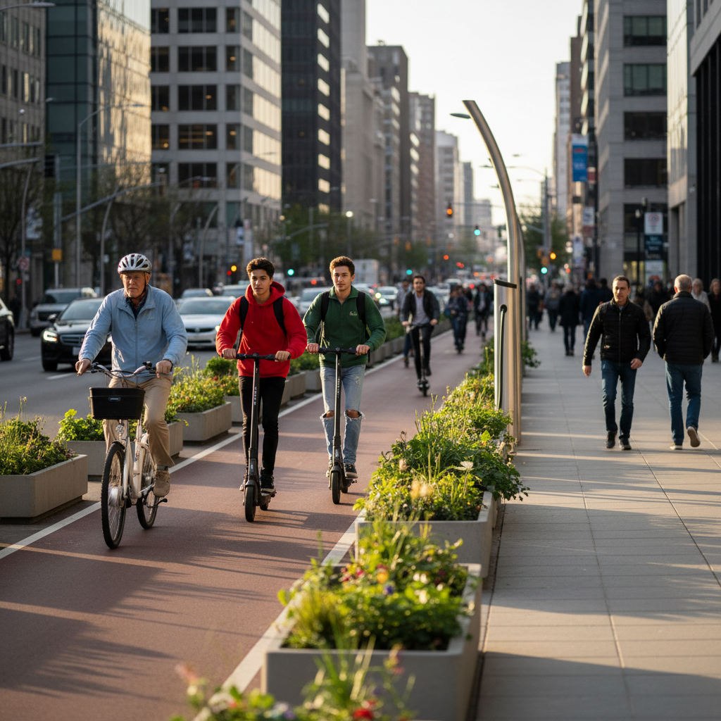 เทรนด์ EV 2026: ขยายเลนพิเศษ E-Bike ขับขี่ปลอดภัย - ebike-special-lane-trend-2026