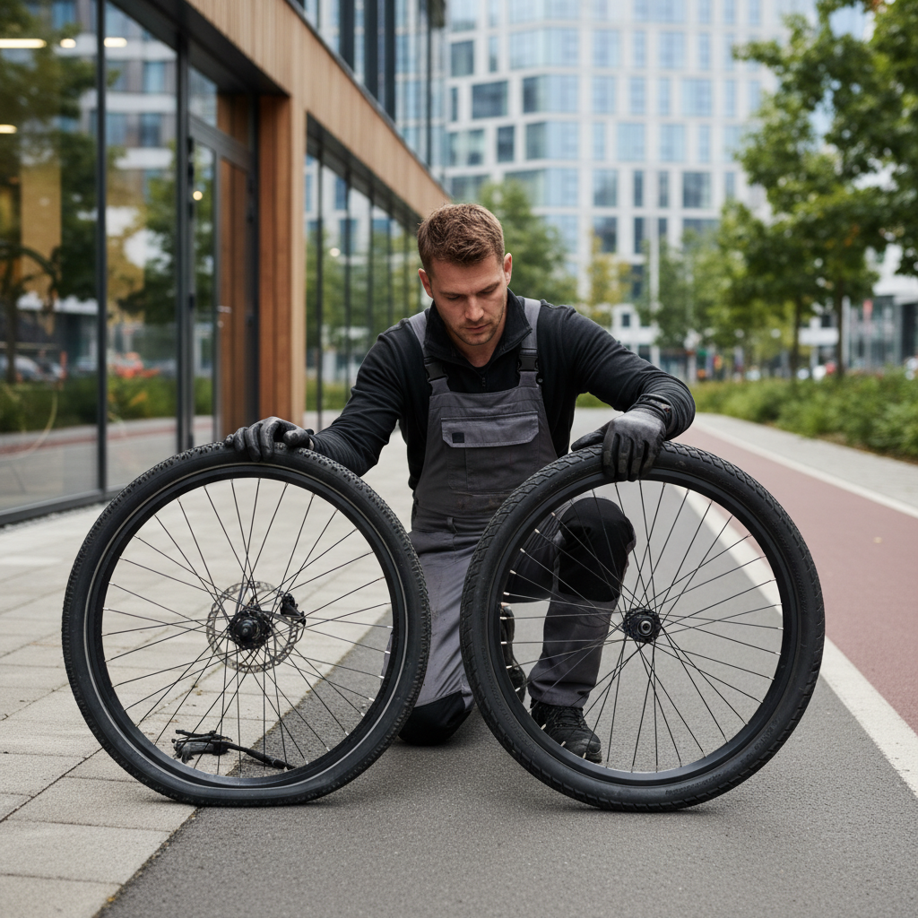 ยางรั่วทำไง? เจาะเทคโนโลยี 'ยาง E-Bike' ปี 2026 ยางตันรุ่นใหม่นุ่มขึ้นจริงไหม? - ebike-tire-technology-airless-vs-pneumatic-2026