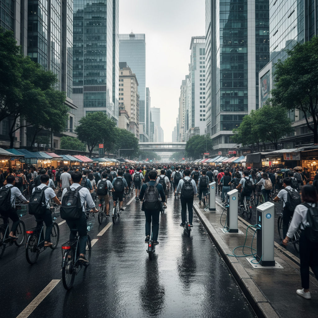 ครึ่งปีหลัง 2026! วัยทำงานแห่ใช้ E-Bike หนีน้ำมันแพง - ebike-trend-oil-price-2026