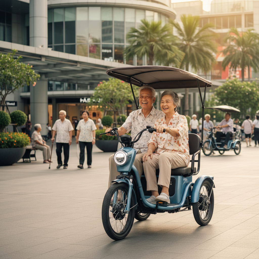 สังคมสูงวัย 2026 ดัน 'สามล้อไฟฟ้า' ฮิตติดลมบน! เจาะสเปกขวัญใจ สว. ยุคใหม่ - electric-tricycle-elderly-society-trend-2026