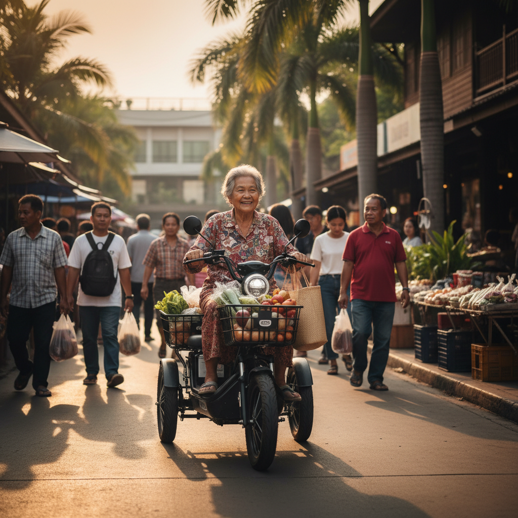 เทรนด์ 2026! ทำไม 'สามล้อไฟฟ้า' ถึงครองใจผู้สูงวัยยุคใหม่ - electric-tricycle-trend-elderly-2026