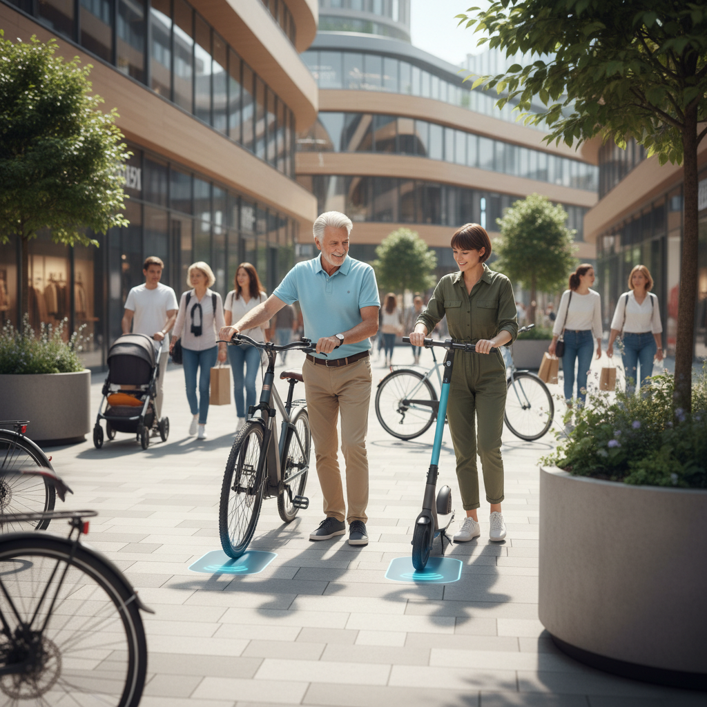 อนาคต EV 2026: แท่นชาร์จไร้สาย E-Bike จอดปุ๊บชาร์จไฟปั๊บ! - ev-wireless-charging-ebike-2026