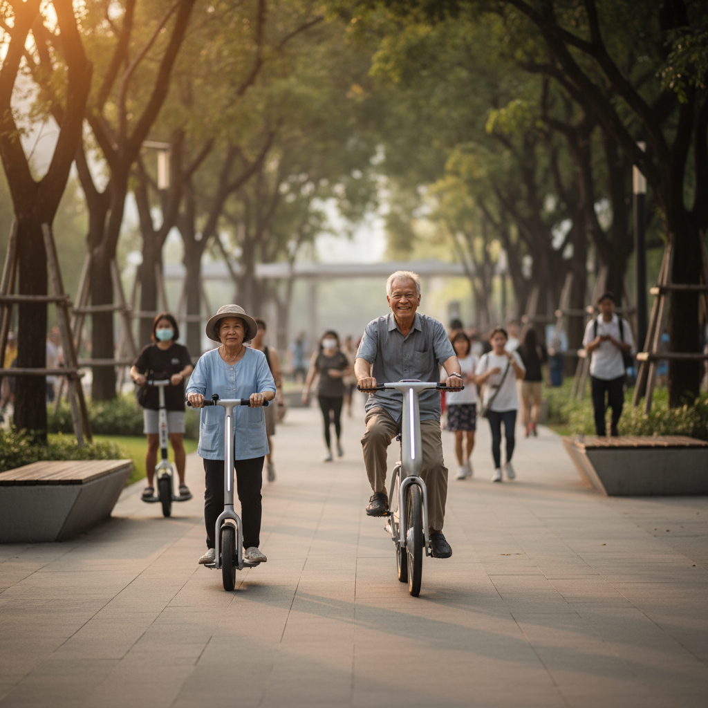 อนาคต EV ไทย 2026! เทคโนโลยี E-Bike สุดล้ำเพื่อวัยเก๋า - future-ev-ebike-elderly-2026