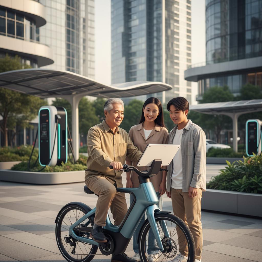 อนาคต EV ครอบครัว! เทรนด์ IoT E-Bike ดูแลผู้สูงวัยปี 2026 - iot-ebike-family-safety-2026