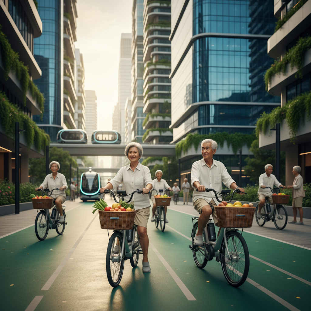 ส่องเทรนด์ Smart City 2026 ดัน E-Bike พาหนะคู่ใจวัยเก๋า - smart-city-ebike-elderly-trend