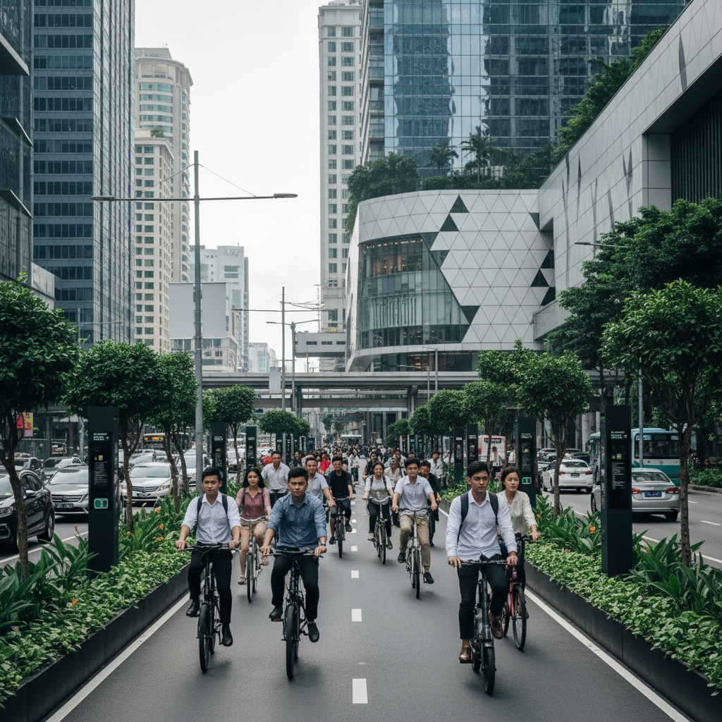 อัปเดตเทรนด์ Smart City 2026 ขยายเลน EV ดัน E-Bike ยอดพุ่ง - smart-city-ev-lane-ebike-2026