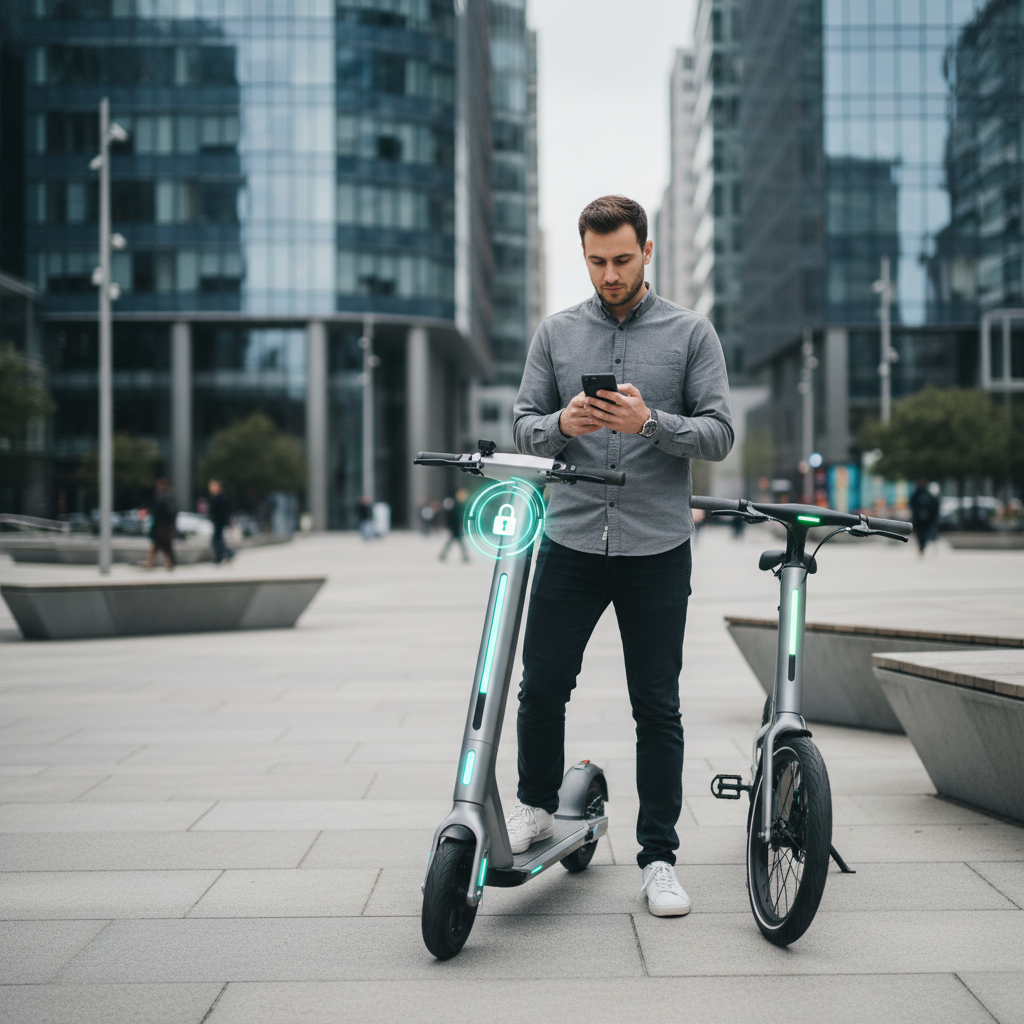 รีวิวเทรนด์ EV 2026! สกู๊ตเตอร์ไฟฟ้าล็อกผ่านแอปสุดล้ำ - smart-ev-scooter-trend-2026