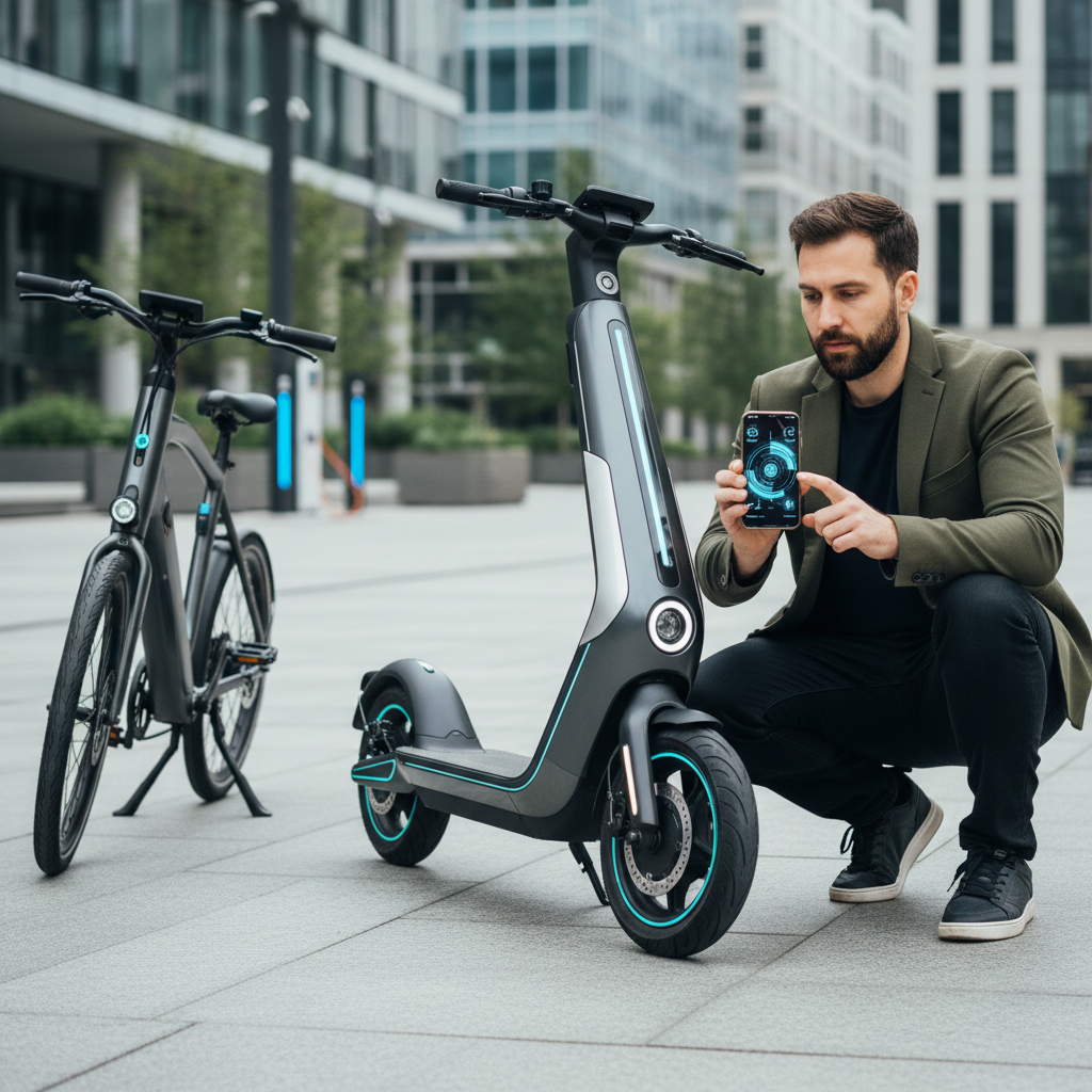 เทรนด์สกู๊ตเตอร์ไฟฟ้า 2026! ระบบ AI ป้องกันขโมยสุดล้ำ - smart-scooter-ai-anti-theft-2026