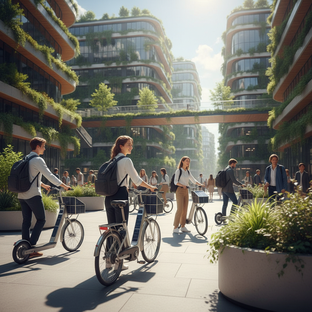 เทรนด์ EV 2026! E-Bike ชาร์จโซล่าเซลล์ วิ่งไกลไม่ง้อไฟบ้าน - solar-charging-ebike-trend