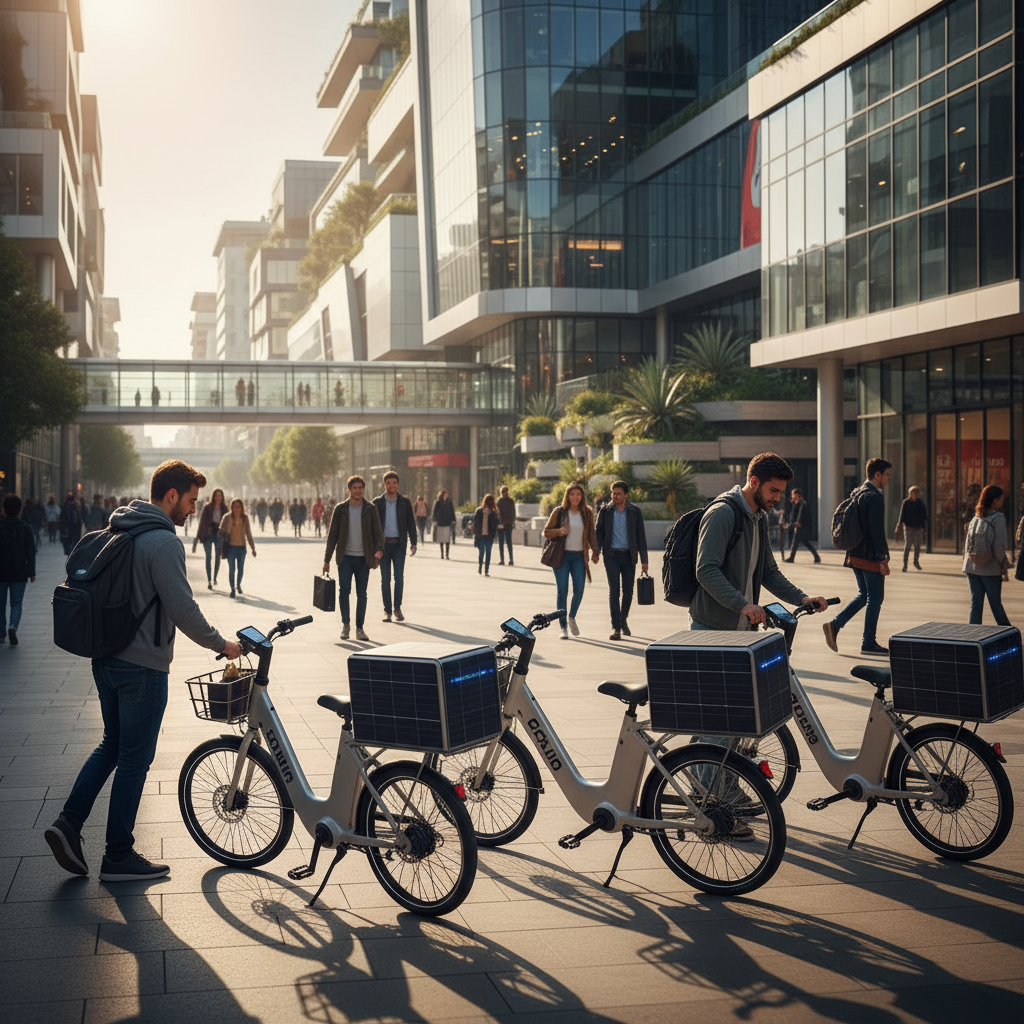 เจาะเทรนด์ 2026! E-Bike พลังงานแสงอาทิตย์ ชาร์จไฟอัตโนมัติ - solar-powered-ebike-trend-2026