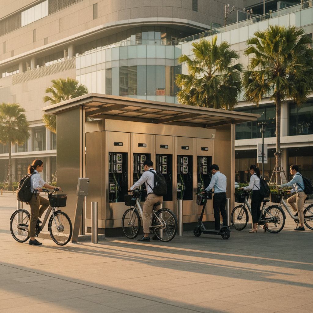 เทรนด์สถานีสลับแบตฯ มาแรง! อนาคตใหม่ของ E-Bike ไทยปี 2026 - swappable-battery-ebike-trend-2026