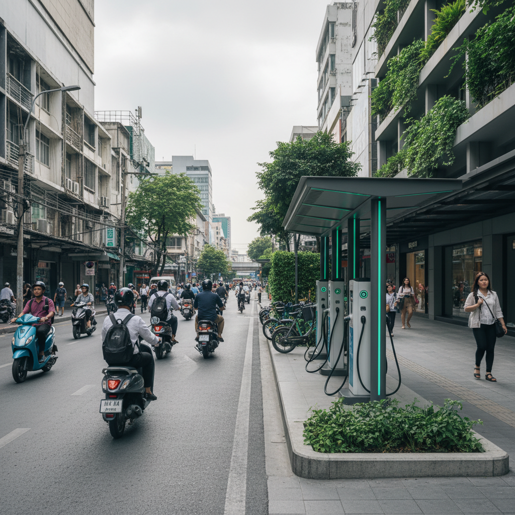 อนาคต EV ไทย 2026! ดันสกู๊ตเตอร์ไฟฟ้าลดค่าน้ำมัน - thai-ev-future-trend-2026