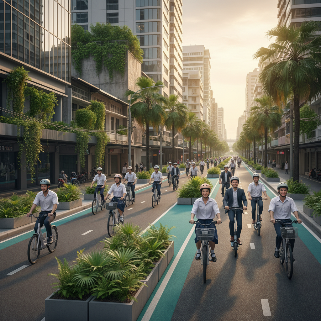 อนาคต EV 2026! รัฐเตรียมขยายเลน E-Bike ทั่วไทยวิ่งฉลุย - thailand-ebike-lane-policy-2026
