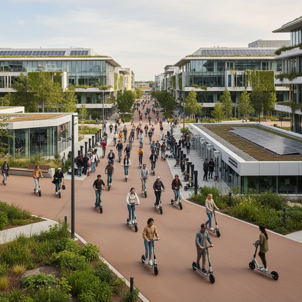 เทรนด์มหาลัย 2026! สกู๊ตเตอร์ไฟฟ้าครองแชมป์พาหนะนักศึกษา - university-escooter-trend-2026