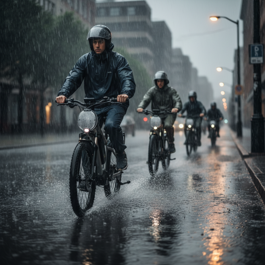 รับมือ 'ลานีญา' ปลายปี! เจาะเทรนด์ E-Bike รุ่นใหม่ปี 2026 อัปเกรดระบบกันน้ำขั้นเทพ - waterproof-ebike-technology-trend-rainy-season-2026