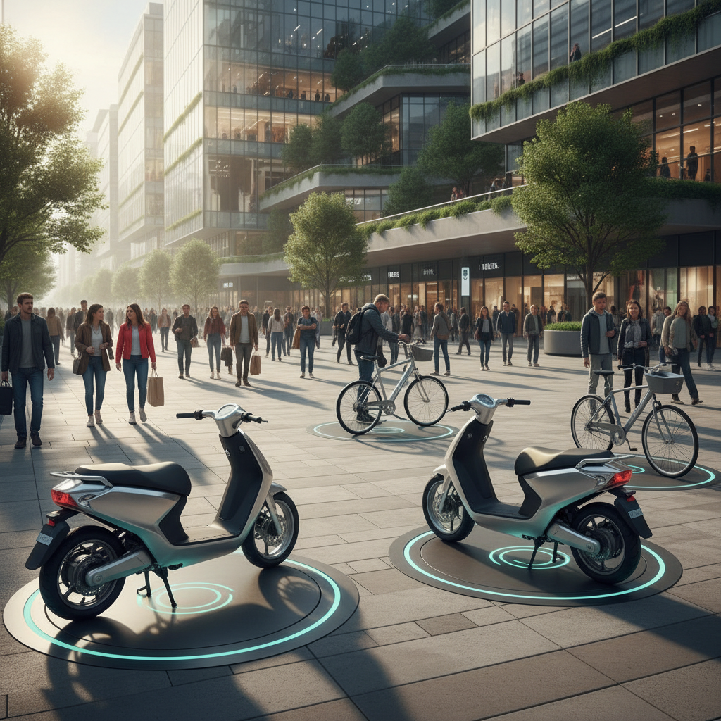เทรนด์ EV 2026: แท่นชาร์จไร้สายพลิกโฉมวงการ E-Bike - wireless-charging-ebike-ev-trend