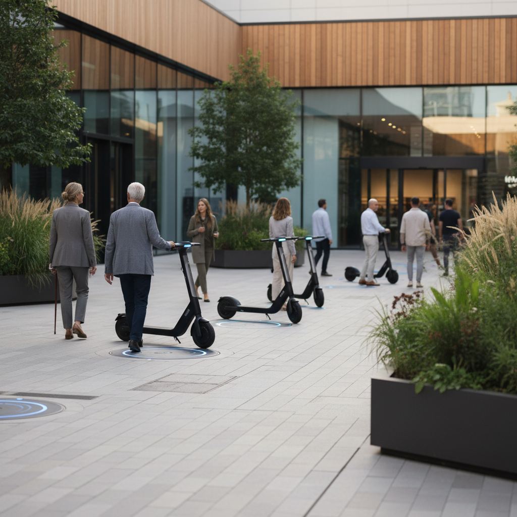 เทรนด์ 2026! สกู๊ตเตอร์ไฟฟ้าชาร์จไร้สาย แค่จอดก็ชาร์จได้ - wireless-charging-scooter-trend