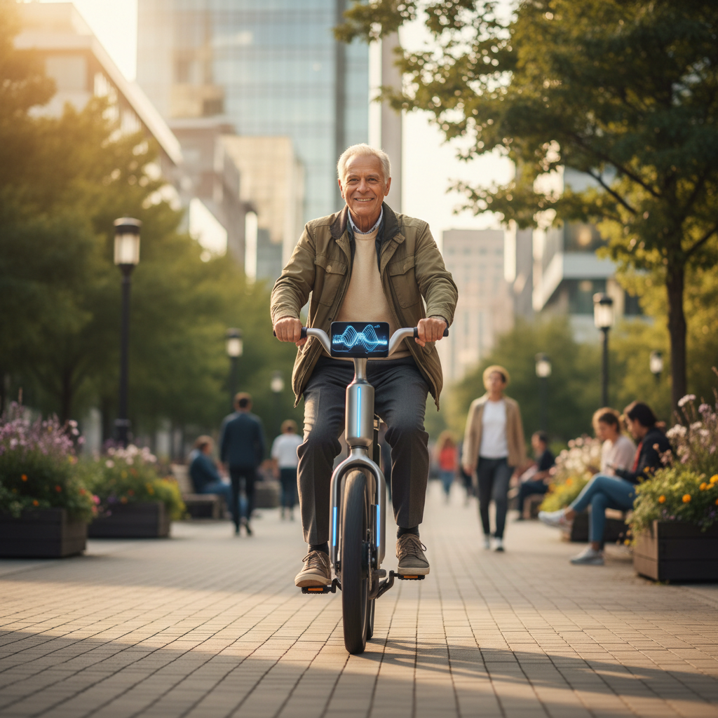 นวัตกรรม EV 2026: E-Bike ระบบ AI ช่วยทรงตัวเพื่อผู้สูงวัย - 2026-ai-ebike-safety-tech