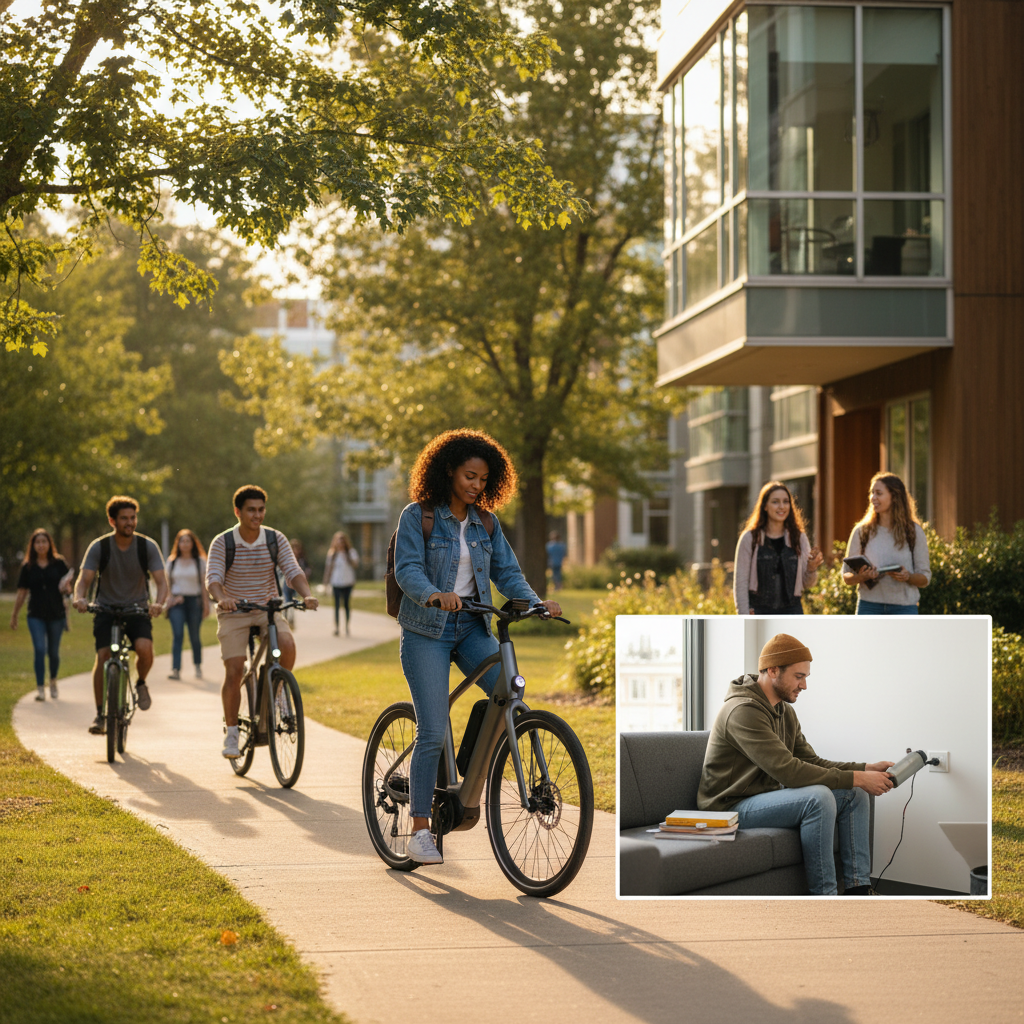 เจาะเทรนด์ EV 2026! E-Bike ฮีโร่ช่วยนักศึกษาลดค่าน้ำมัน - 2026-campus-ev-ebike-trend
