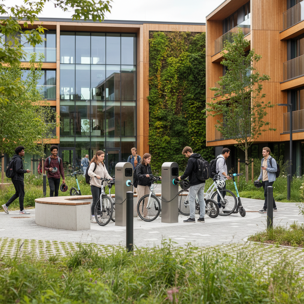 เจาะเทรนด์หอพัก 2026! ผุดจุดชาร์จ E-Bike รับวัยเรียน - 2026-dormitory-ebike-charging-trend