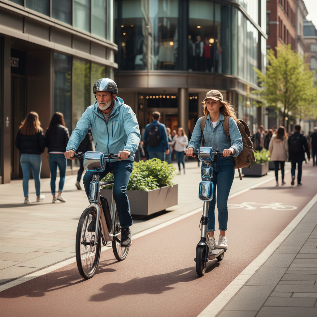 ข่าว EV 2026: เทรนด์ E-Bike ติดเซ็นเซอร์ AI ลดอุบัติเหตุ - 2026-ebike-ai-safety-sensor