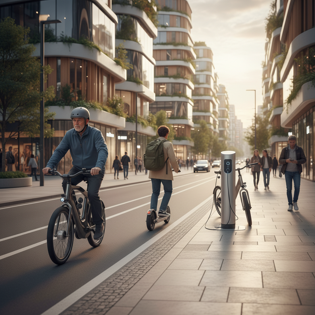 เทรนด์ EV ครึ่งปีหลัง 2026: E-Bike ผสาน AI ขับขี่ปลอดภัย - 2026-ebike-ai-safety-trend