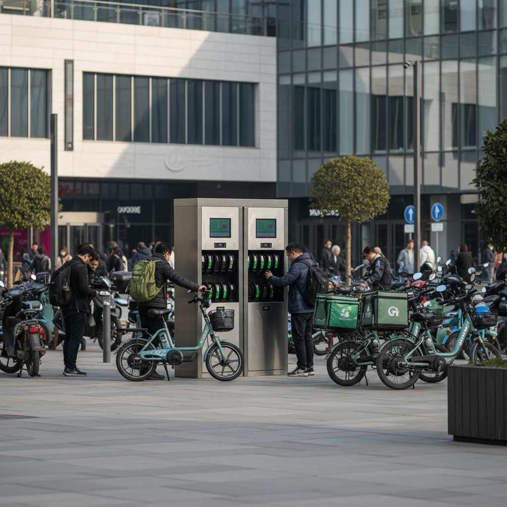 อนาคต EV: เทรนด์สถานีสลับแบตเตอรี่ E-Bike 2026 - 2026-ebike-battery-swap-trend