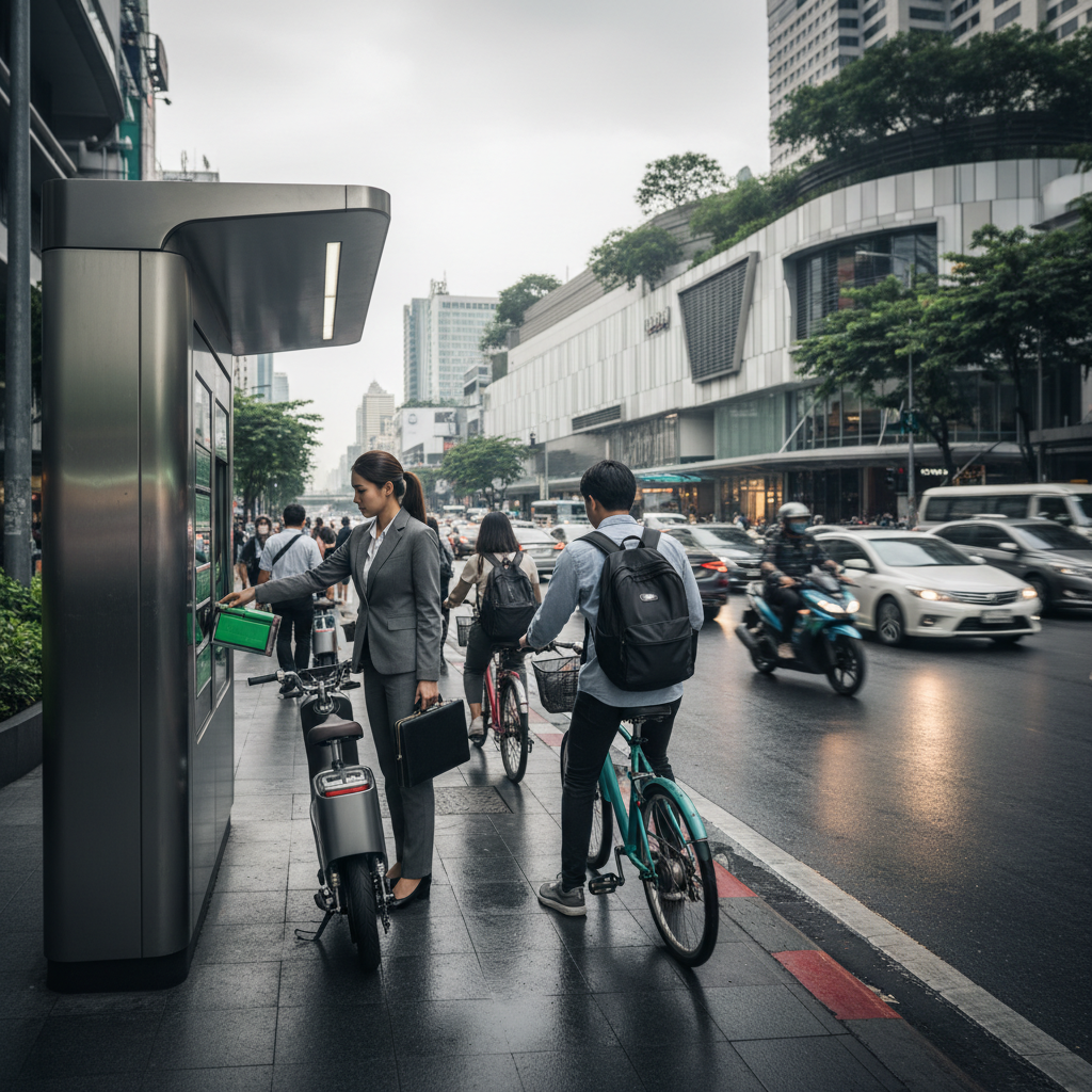 เทรนด์อนาคต 2026: สถานีสลับแบตเตอรี่ E-Bike ทั่วกรุง - 2026-ebike-battery-swap-trend