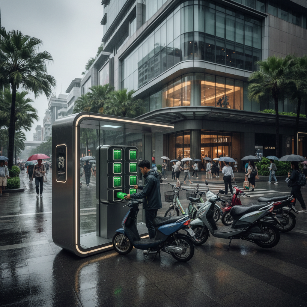 เทรนด์ 2026: ตู้สลับแบตเตอรี่ E-Bike ชาร์จไว ไม่ต้องรอนาน - 2026-ebike-battery-swap-trend