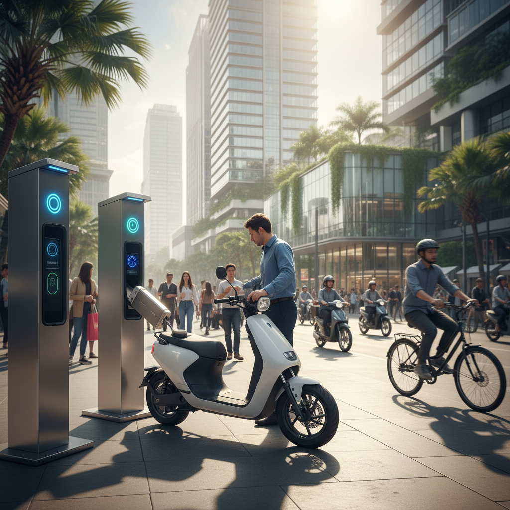 เทรนด์ 2026: ระบบสลับแบต E-Bike เปลี่ยนไว ไม่ต้องรอชาร์จ - 2026-ebike-battery-swap-trend