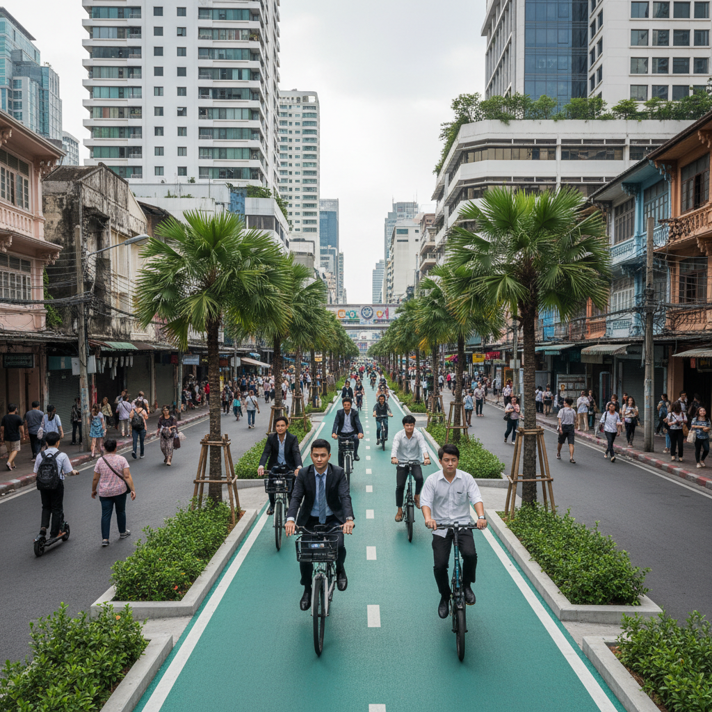 นโยบายใหม่ 2026: ภาครัฐจ่อผุดเลน E-Bike ทั่วกรุง - 2026-ebike-city-lane-policy