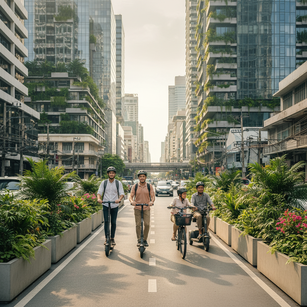 จับตาเทรนด์ 2026: เมืองยุคใหม่เพิ่มเลน E-Bike ขับขี่ปลอดภัย - 2026-ebike-city-lane-trend