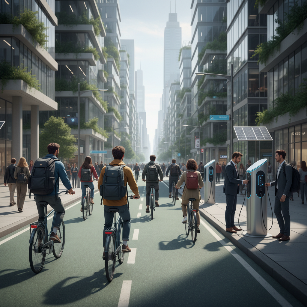 จับตานโยบาย 2026: ดัน E-Bike วิ่งเลนพิเศษ-เพิ่มจุดชาร์จ - 2026-ebike-smart-city-policy