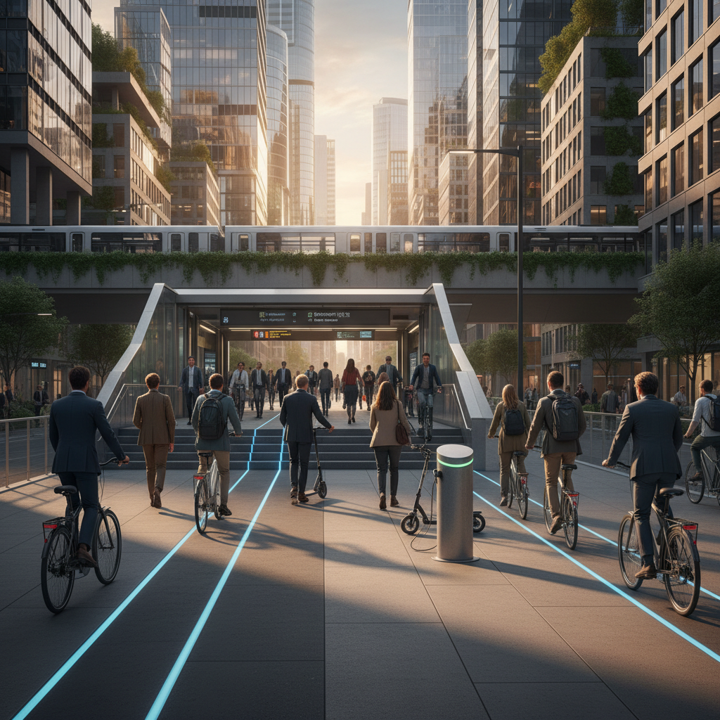 อนาคตคนเมือง! เทรนด์ E-Bike เชื่อมต่อรถไฟฟ้ามาแรงปี 2026 - 2026-ebike-urban-transit-trend