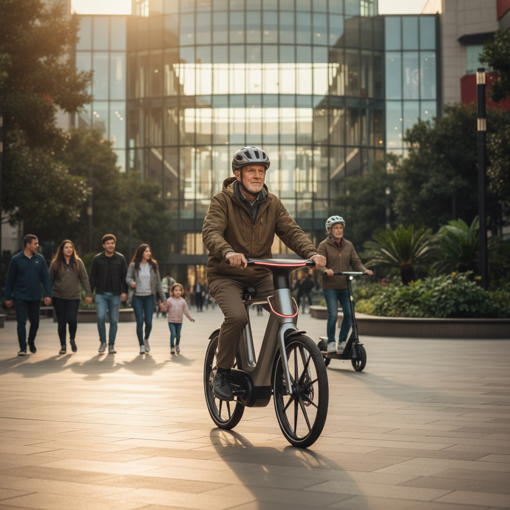 เทรนด์ EV 2026: AI ช่วยเบรก E-Bike ขับปลอดภัยถูกใจวัยเก๋า - 2026-ev-ai-safety-ebike