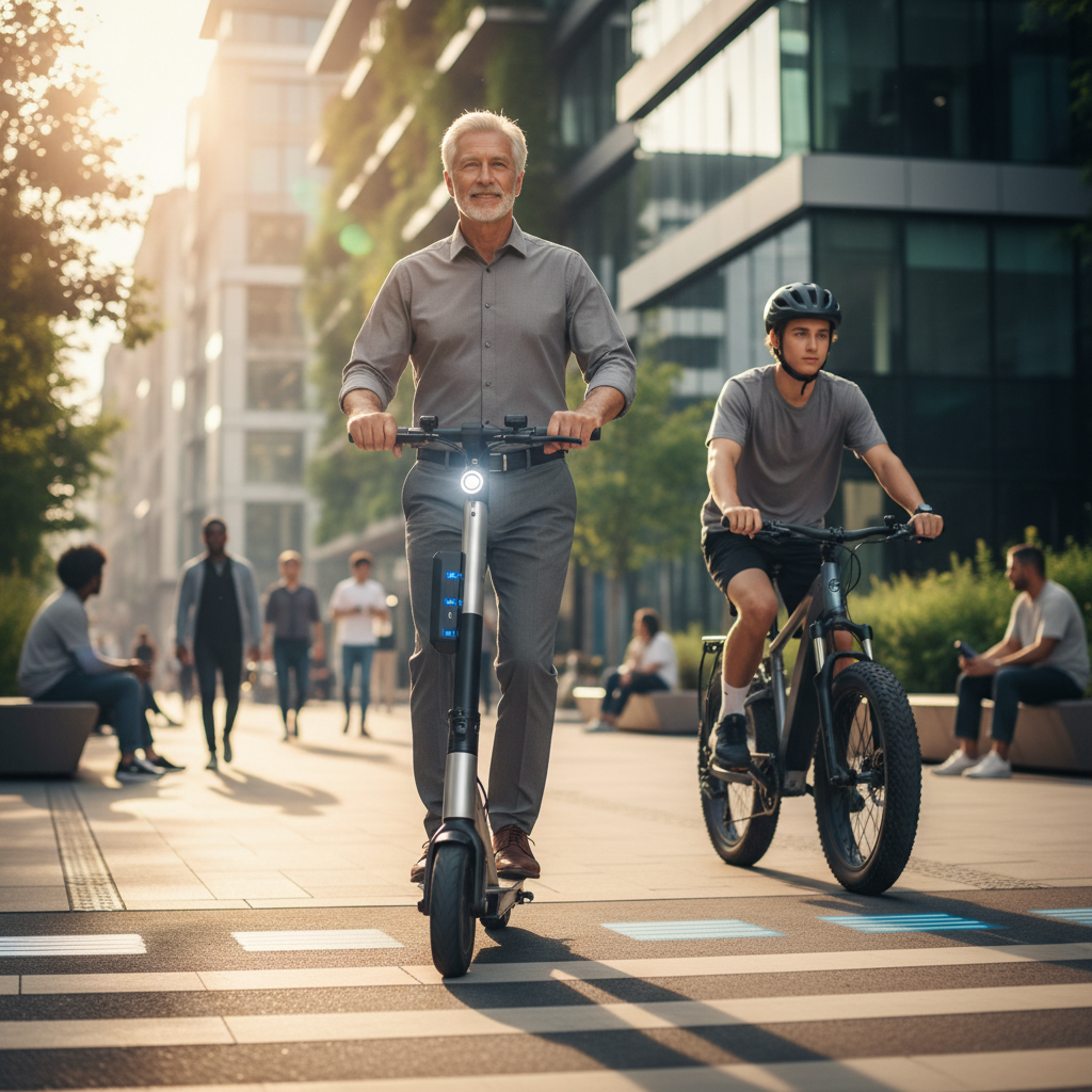 เทรนด์ EV 2026! สกู๊ตเตอร์ไฟฟ้าติด AI ช่วยเบรกฉุกเฉิน - 2026-ev-ai-safety-scooter