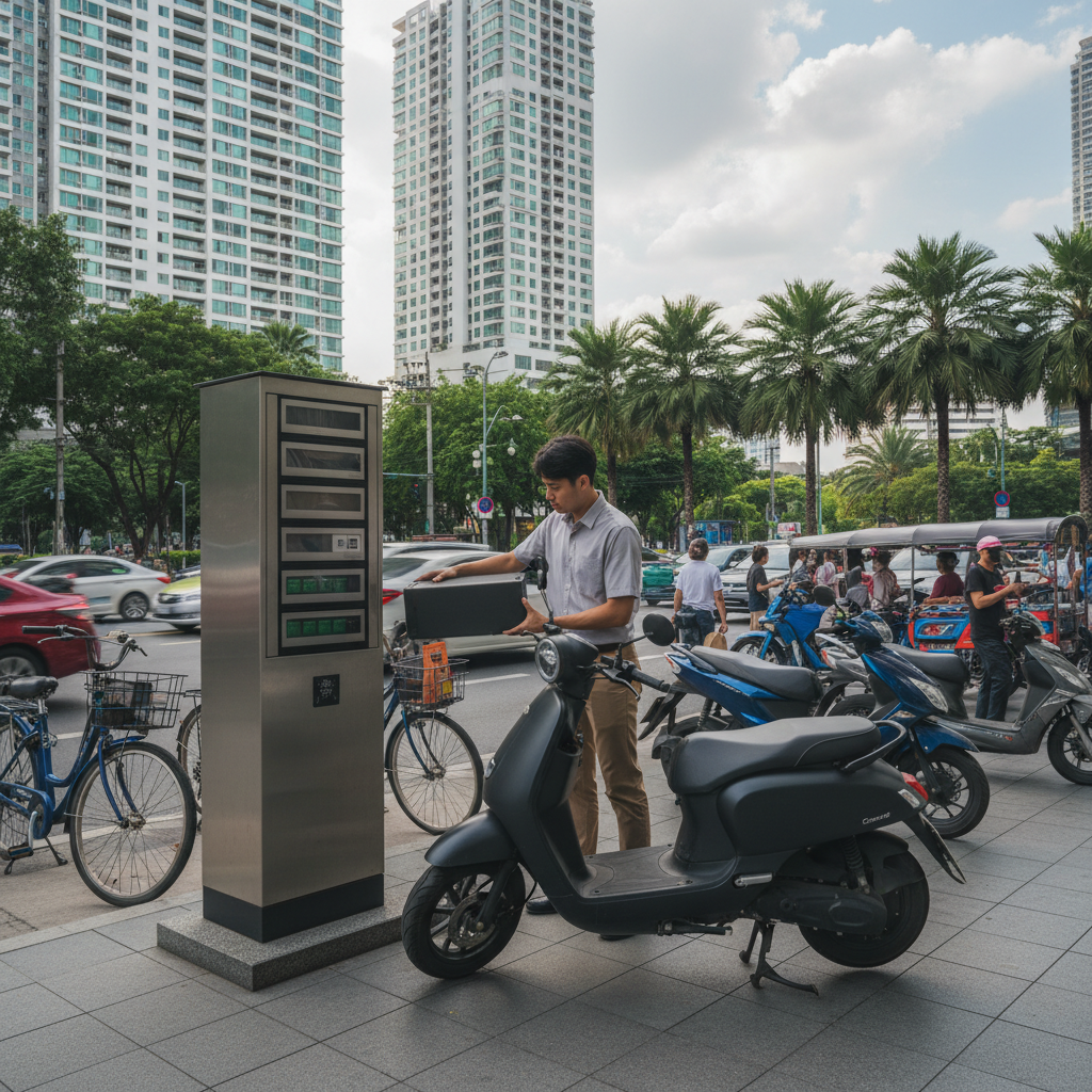 เทรนด์ EV 2026! สถานีสลับแบต (Battery Swap) E-Bike ทั่วไทย - 2026-ev-battery-swap-station