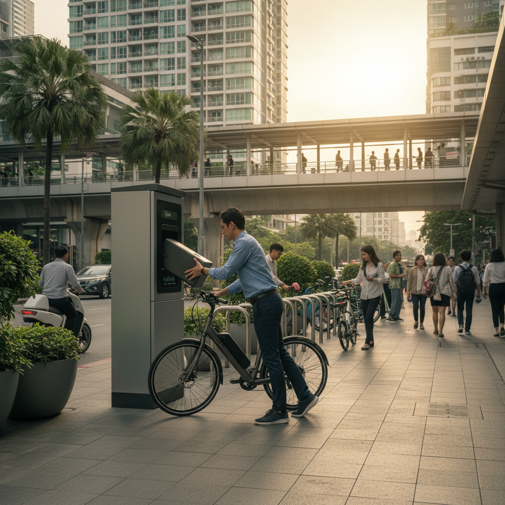 อนาคต EV ปลายปี 2026: ตู้สลับแบตเตอรี่หนุนใช้ E-Bike - 2026-ev-battery-swap-trend