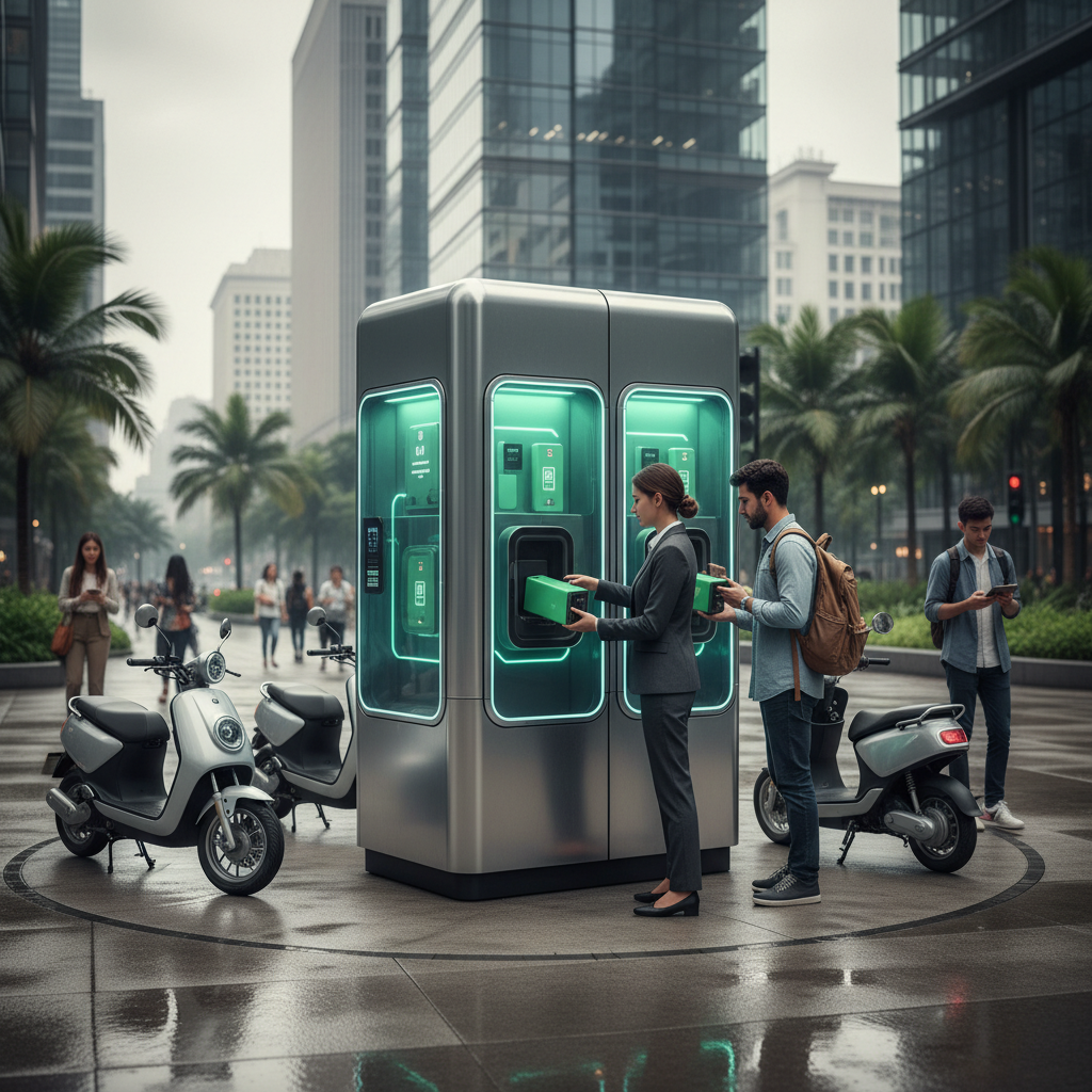 อนาคต EV 2026: ตู้สลับแบตเตอรี่ E-Bike สะดวกไม่ต้องรอชาร์จ - 2026-ev-battery-swap-trend