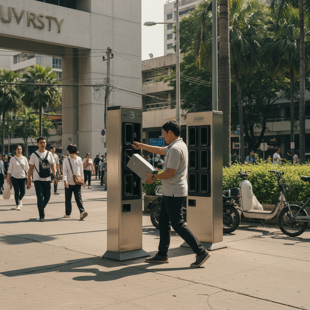 เทรนด์ EV 2026: ตู้สลับแบตเตอรี่ E-Bike ชาร์จเต็มใน 1 นาที - 2026-ev-battery-swap-trend