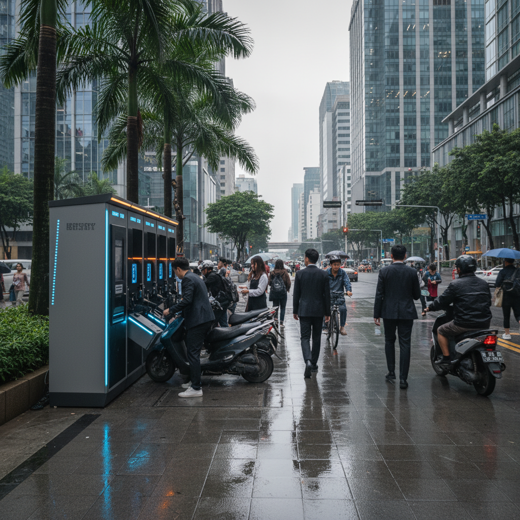 เทรนด์ปลายปี 2026: ตู้สลับแบตเตอรี่ EV ตอบโจทย์ E-Bike - 2026-ev-battery-swap-trend