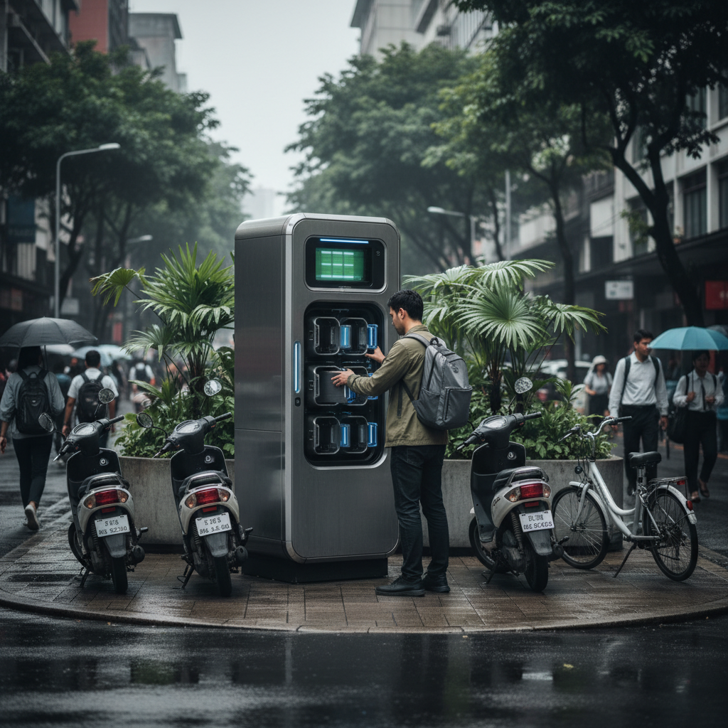 เทรนด์ EV 2026! ตู้สลับแบตเตอรี่ E-Bike แก้ปัญหารอชาร์จ - 2026-ev-battery-swap-trend
