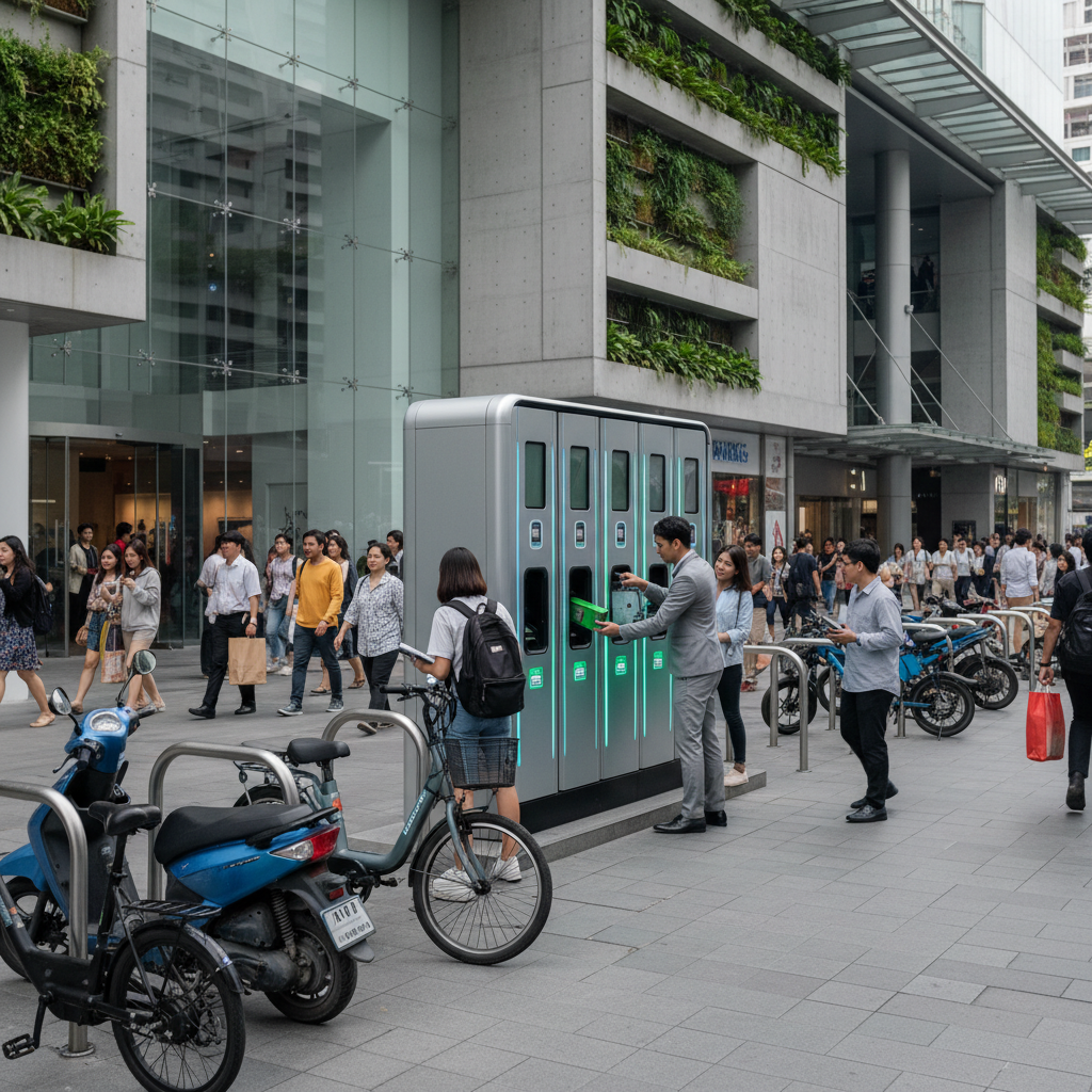 อนาคต EV 2026: จับตาเทรนด์ตู้สลับแบตเตอรี่ E-Bike ชาร์จไว - 2026-ev-battery-swapping-trend