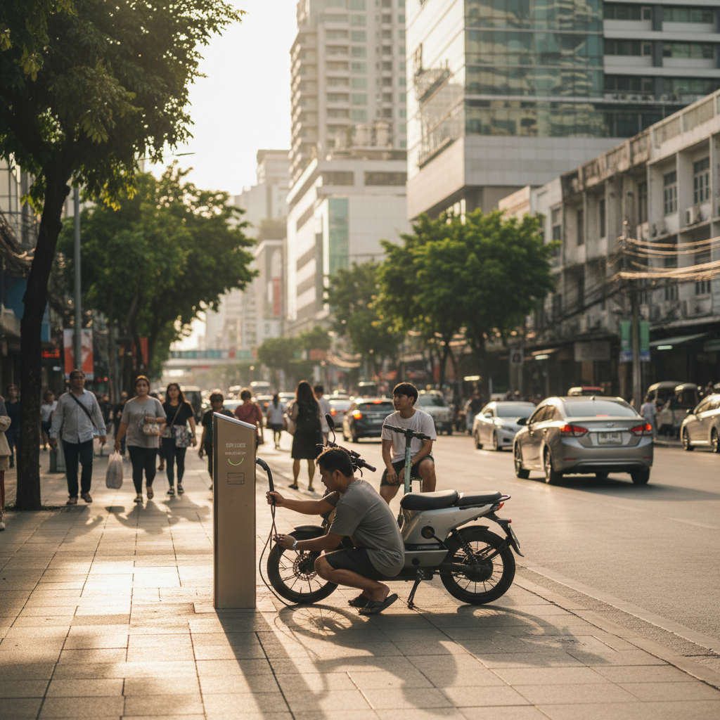 อัปเดตนโยบาย EV 2026! รัฐเล็งเพิ่มจุดชาร์จ E-Bike ทั่วไทย - 2026-ev-charging-policy-trend
