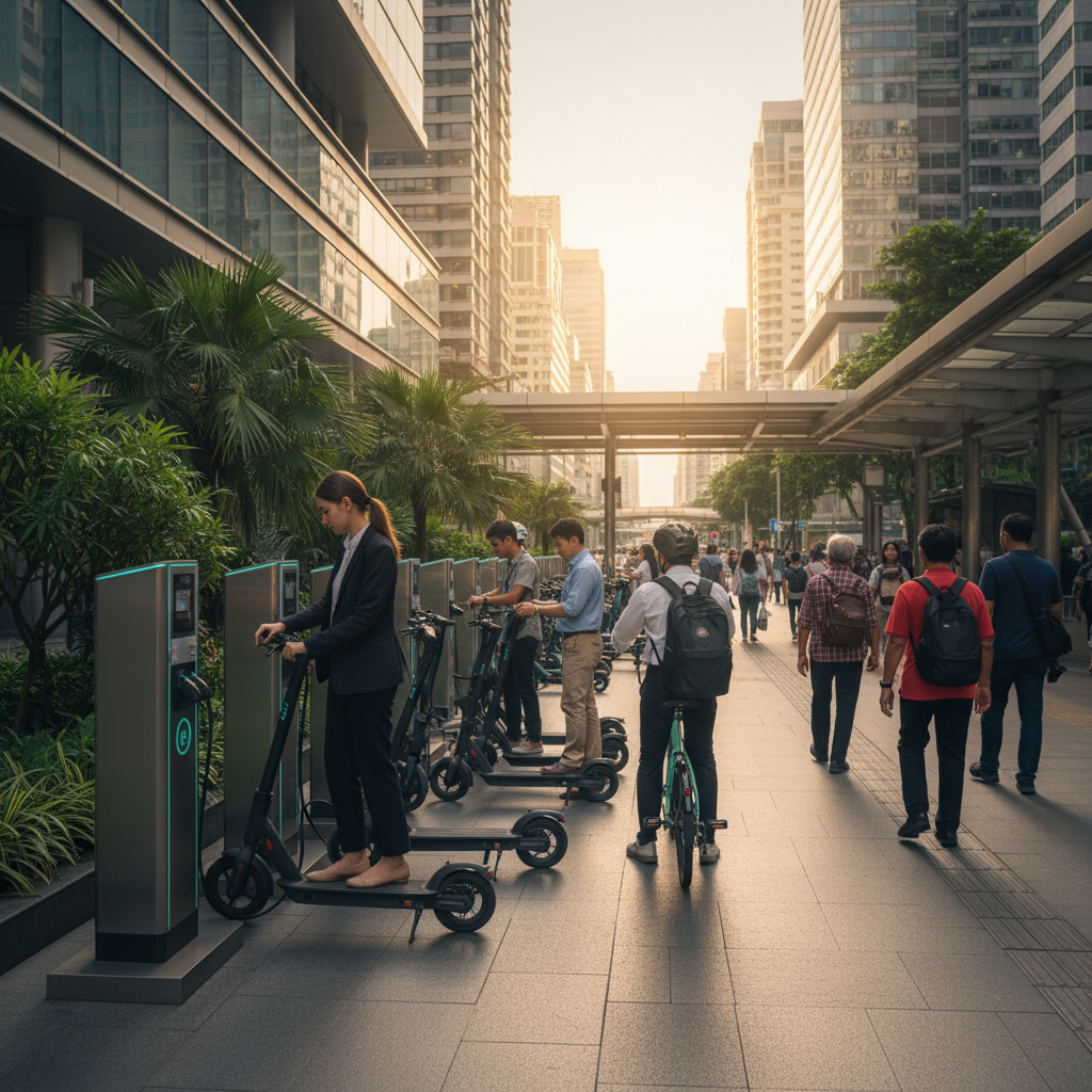 เจาะเทรนด์ 2026: จุดชาร์จ EV สกู๊ตเตอร์ครอบคลุมทั่วไทย - 2026-ev-charging-station-trend