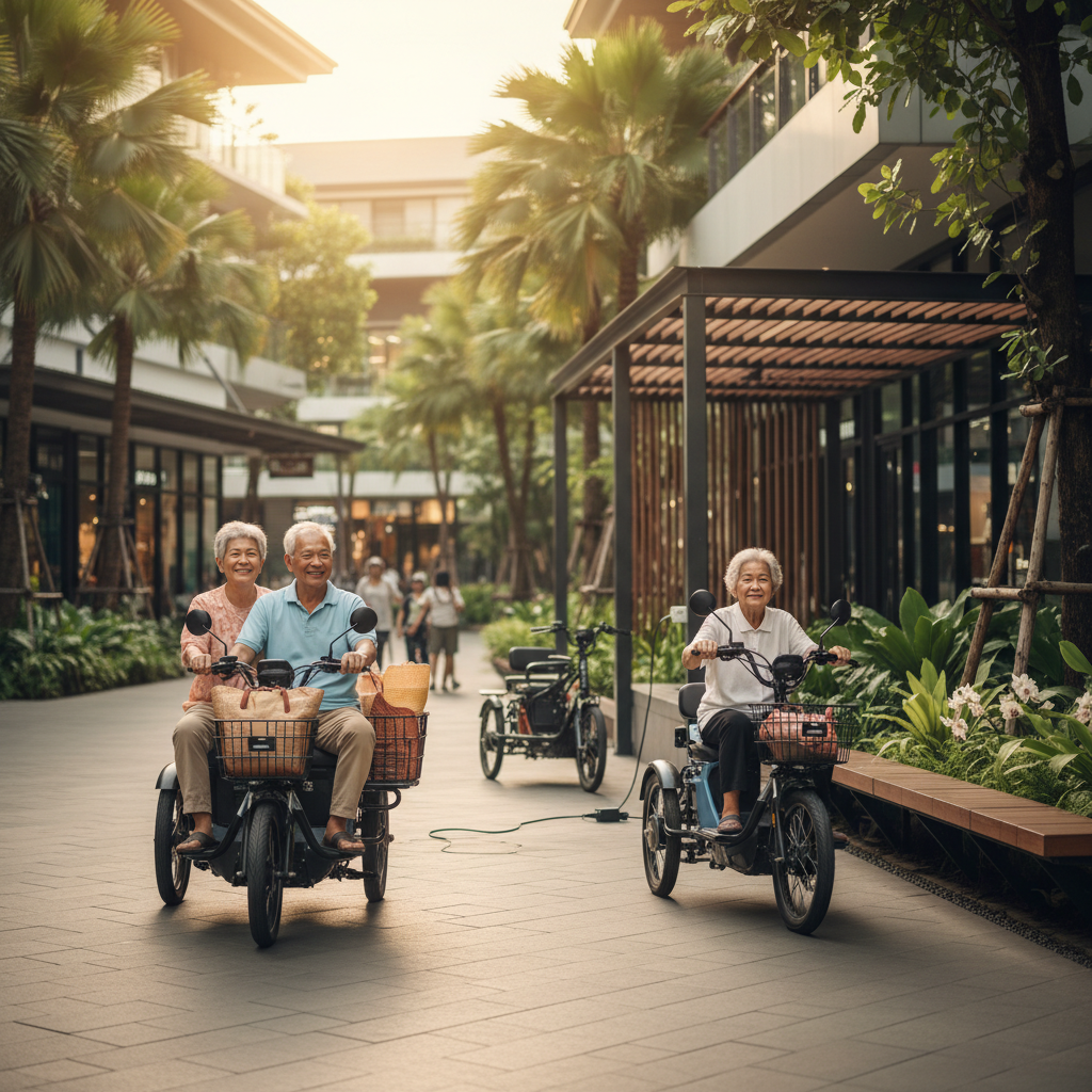 อนาคต EV ไทย 2026: นวัตกรรม E-Bike 3 ล้อเพื่อผู้สูงวัยมาแรง - 2026-ev-ebike-elderly-trend