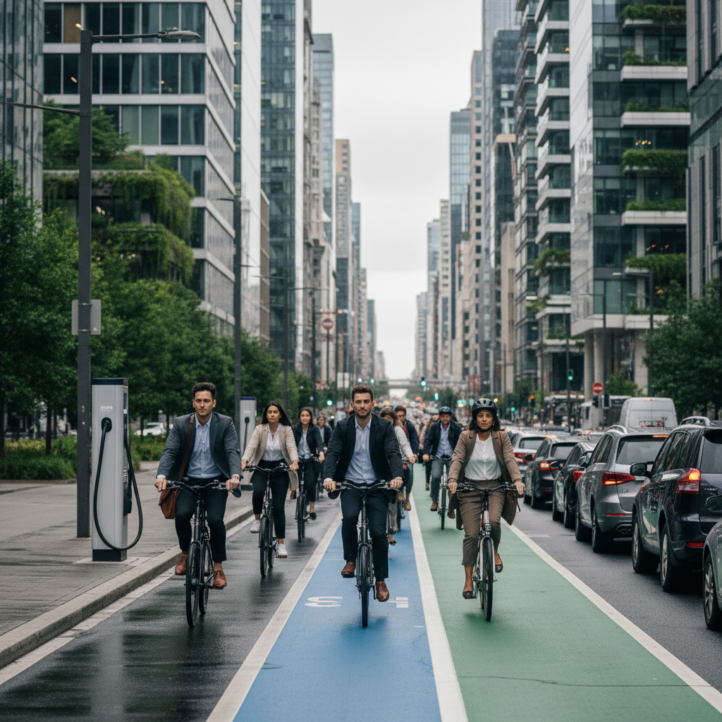 วิเคราะห์เทรนด์ EV 2026: เลนพิเศษ E-Bike สู้ค่าน้ำมันแพง - 2026-ev-ebike-lane-trend