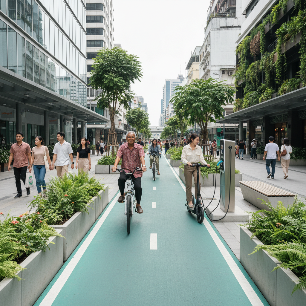 คาดการณ์นโยบาย 2026: รัฐดันเลนพิเศษหนุนใช้ E-Bike - 2026-ev-lane-policy-trend