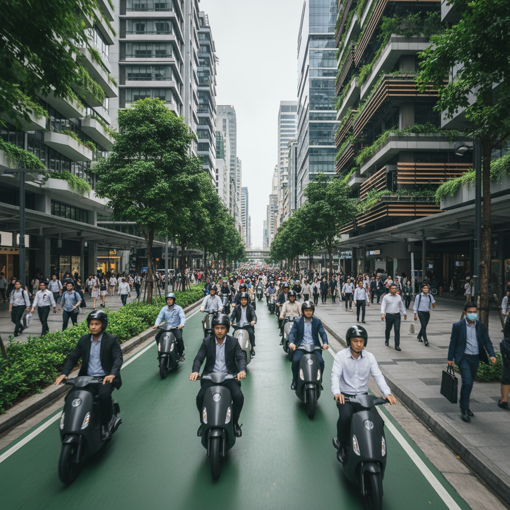 วิเคราะห์ตลาด EV 2026: สกู๊ตเตอร์ไฟฟ้าพาหนะหลักวัยทำงาน - 2026-ev-market-scooter-trend