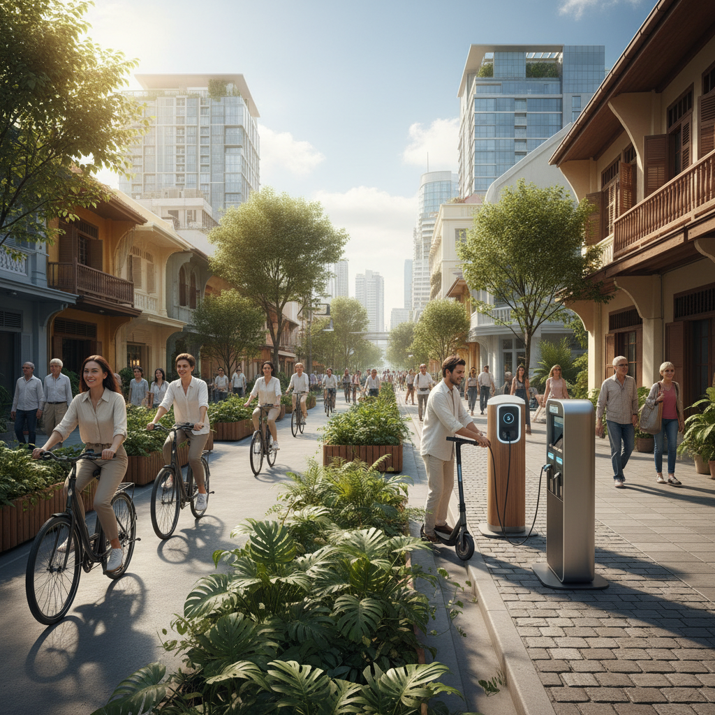 ข่าว EV 2026: รัฐจ่อขยายเลน E-Bike รับเทรนด์เมืองสีเขียว - 2026-ev-policy-ebike-lane